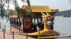 Une barge en Chine